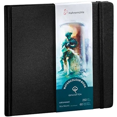 Image of Hahnemühle Watercolour Book 14 x cm 60 Pages 250 g