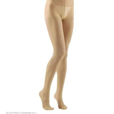 Image of Pantyhose Glitter 40 Den Gold Accessory for Lingerie Fancy Dress