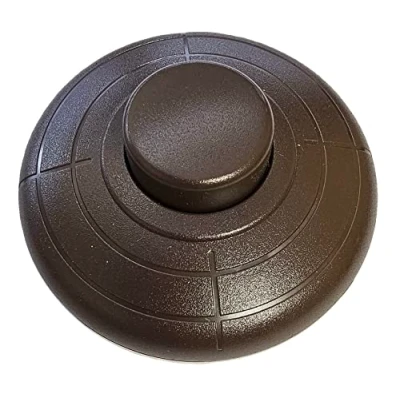 Image of 2A 250V 3 Core Cable Foot Switch with Screw Contacts Brown