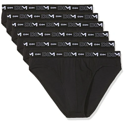 Image of DIM Men&#039;s Cotton Stretch Comfort x6 Boxer, Black/Green/blue/red, M