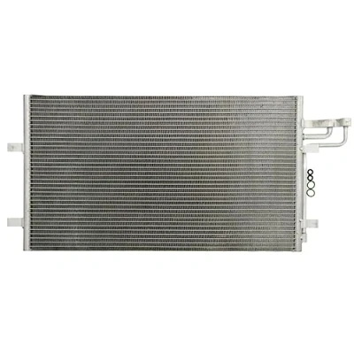 Image of 1234248, 1335552, 1491689, 1516838, 3M5H19710AA Condenser VALEO 818046 without dryer Aluminium 669mm R134a FORD: Focus 2, 2 Kombi