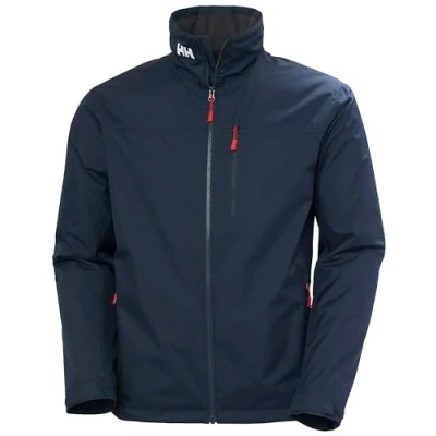 Image of Helly Hansen Men&#039;s Crew Midlayer Jacket, Navy 2.0, 3XL