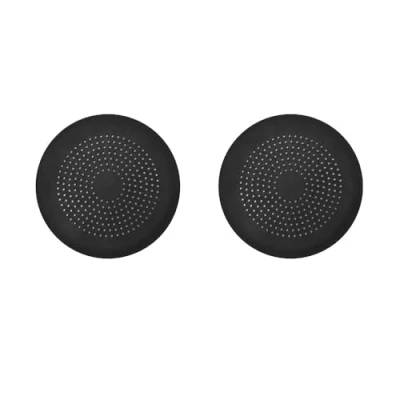 Image of Silicone Drain Protector, 2Pcs Protectors, Sink Filter, Strainers with Sucker, Shower Hair Catcher, Strainer for Kitchen, Bathroom, Bathtub(Black)