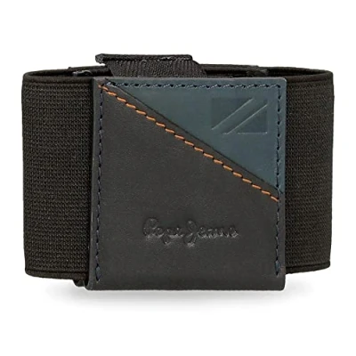 Image of Pepe Jeans Striking Wallet, Navy, Rubber Card Holder