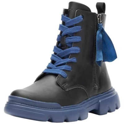 Image of Geox Boy&#039;s J Junette Girl Ankle Boot, Black Navy, 5 UK Child