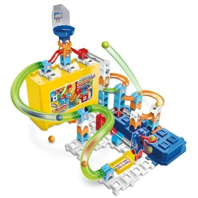 Image of VTech Marble Rush Build &amp; Store Box Set M400 Interactive Run with Exciting Track Elements and Various Assembly Options For Children from 4 12 Years