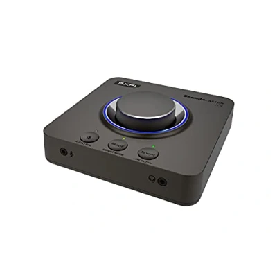 Image of Creative Sound Blaster X4 Hi Res 24bit/192kHz External USB DAC and Amp Card, Super X Fi, Multi Channel, 7.1 Discrete Surround, Optical in, out, Line Mic Headset in for PC Mac
