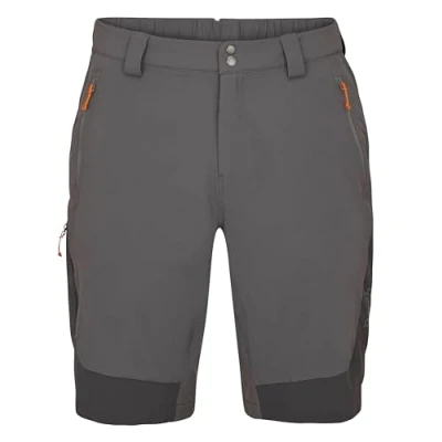 Image of Rab Men&#039;s Torque Mountain Shorts (10 Inch Inseam) Durable Softshell Active for Hiking, Trekking, &amp; Climbing Graphene/Anthracite 30