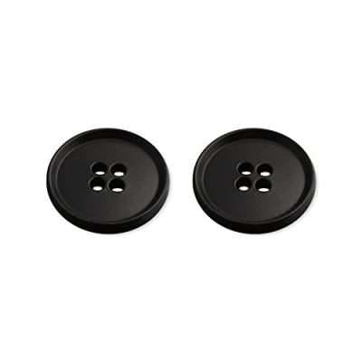 Image of British Style Metal Sewing Button Scrapbooking with 4 Holes Flat Round Buttons 20 Pieces