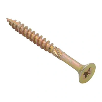 Image of Spectre Advanced Multi purpose Woodscrews 4.0 x 50mm Zinc Yellow Passivated Bulk Box 500