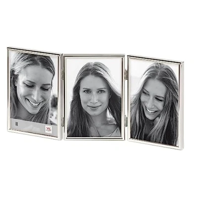 Image of walther Design Picture Frame Silver 3x 13x18 cm Chloe Portrait WD338S