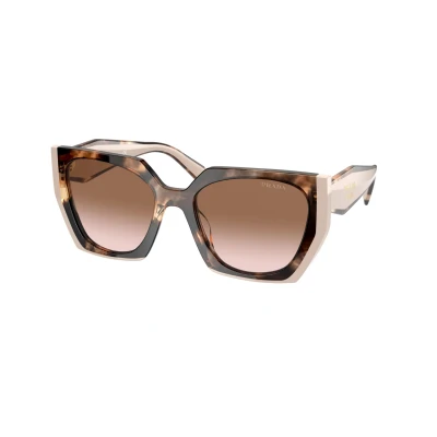 Image of Prada Sunglasses, Women&#039;s, Size: 54, Caramel/powder