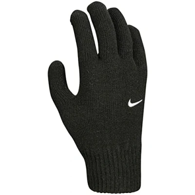 Image of NIKE YTHS SWOOSH KNIT GLOVE 2.0 BLACK S/M