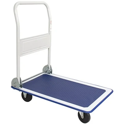 Image of 150kg Folding Flat Bed Platform Hand Trolley Truck Sack Barrow
