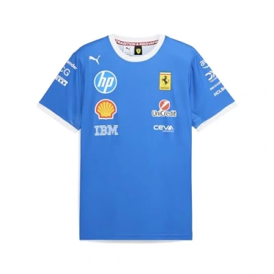 Image of PUMA Scuderia Ferrari F1 Monza GP 2025 Special Edition T Shirt Blue L