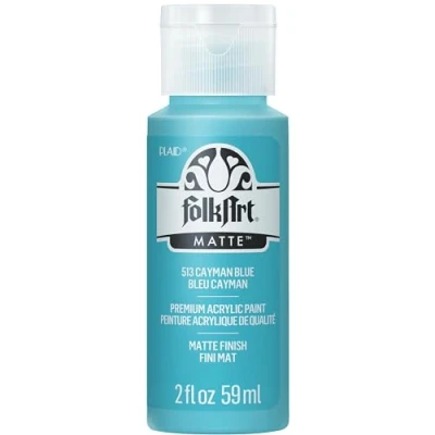Image of FolkArt Acrylic Paint in Assorted Colors (2 Ounce), 513 Cayman Blue