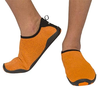 Image of Cressi Unisex Adult Black Aqua Socks Lombok Water Shoes Orange, UK 8/ EU 42