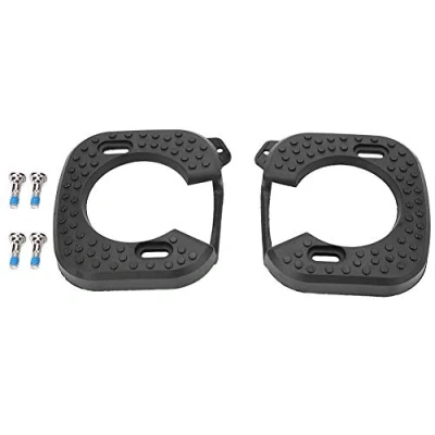 Image of 2Pcs Bike Shoe Cleats, Rubber Cycling Pedal Cleat Cover Bicycle Accessory with 4 Screws for Speedplay Zero, Light Action and Spare Parts Ride