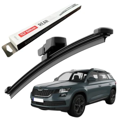 Image of Silbak Rear Windscreen Wiper, fits for SKODA KODIAQ (02/2017 &gt; 05/2021) Wiper Blade, 330mm