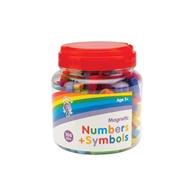 Image of Purple Peach Magnetic Numbers and Symbols (Pack of 624) 007