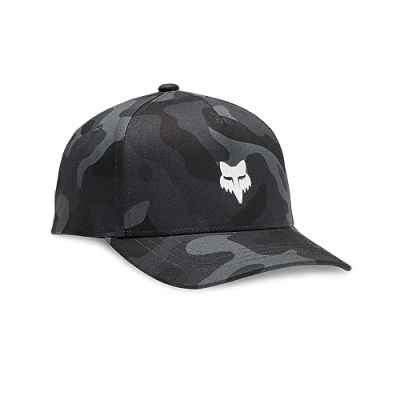 Image of Fox Racing Boys&#039; Youth 110 SB HAT, Black CAMO, One Size