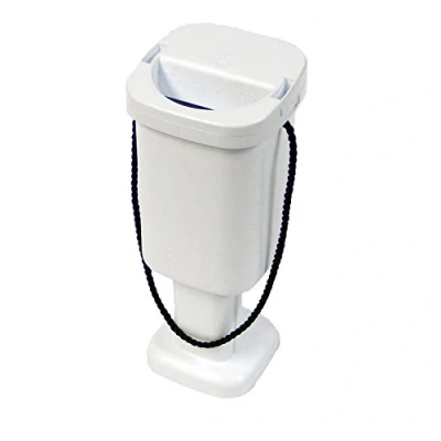 Image of 5 Square Charity Money Collection Boxes White
