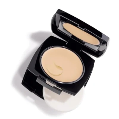 Image of Avon True Flawless Cream To Powder Compact 3 in 1 Concealer, Foundation &amp; Porcelain Blue IQ Colour Technology