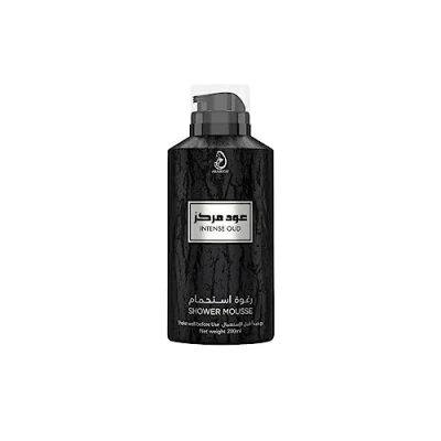 Image of Intense Oud Shower Mousse 200ml Infused With Essential Oils As Gentle Water For Exceptional Experience