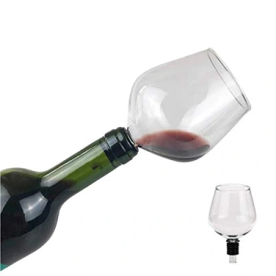 Image of Eflying Lion Wine Glass Bottle Stopper Novelty,Drink Straightly from Bottle,260ML