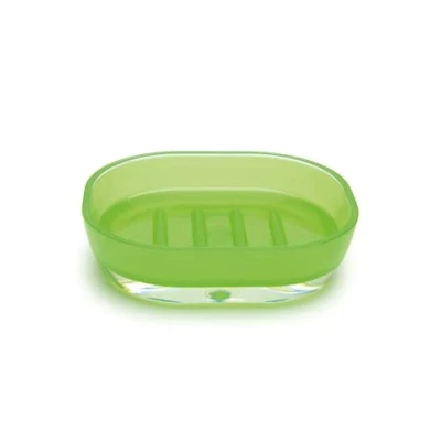 Image of Excelsa Soap Dish, Polystyrol, Green, 15.7 x 11 4 cm