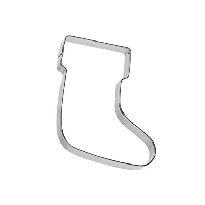 Image of Gastromax 939469 1 Cutter Christmas Stocking Stainless Steel Colour, Plastic