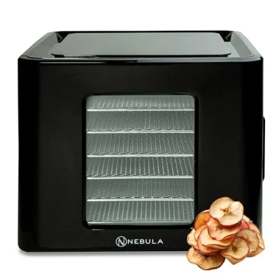 Image of Nebula Food Dehydrator with 6 Stainless Steel Trays, LED Touch Control Design, Adjustable Digital Temperature 35 70C and 48 Hour Timer, Dryer for Fruit, Veg, Meat &amp; More