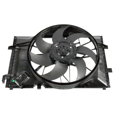 Image of 2035000593, 203500059305, 2035001693, A2035000593, A203500059305 Cooling fan FEBI BILSTEIN 107457 600W Brushless Motor, with radiator shroud