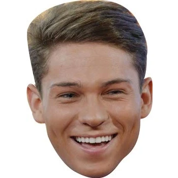 Image of FoxyPrinting Joey Essex Celebrity Cardboard Party Face Mask Fancy Dress