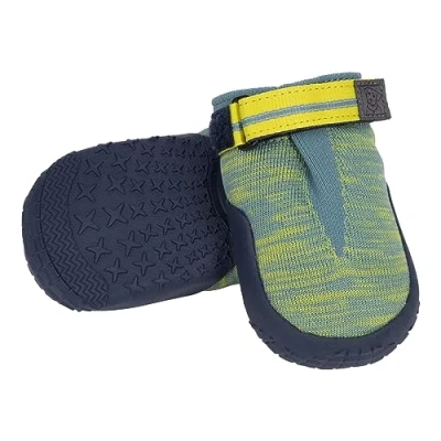 Image of RUFFWEAR Hi &amp; Light Dog Shoes, Pair, Boots, Breathable Grip Trail Running Shoes Climbing or for Injured Paws, Protection Hot Cold Weather, 4.4cm/ 1.75in, River Rock Green