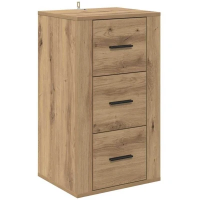 Image of vidaXL Sideboard Artisan oak 40 x 33 70 cm Engineered wood