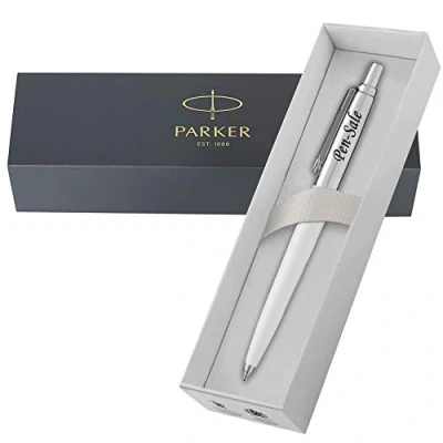 Image of Personalised Engraved Parker Jotter Ballpoint Pen in Classy Gift Box, Custom for Christmas, Birthday, Perfect Men &amp; Women Enter Your Text