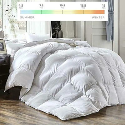 Image of 100% White Duck Feather Single Bed Size 7.5 Tog Quilt/Duvet by Viceroybedding