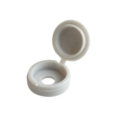Image of Forgefix Hinged Cover Cap Grey No.6 8 Bag 100 FORHCC10M