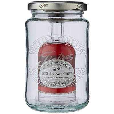 Image of Tiptree Wilkin &amp; Sons Jar with Raspberry Gin Liqueur, 5 cl