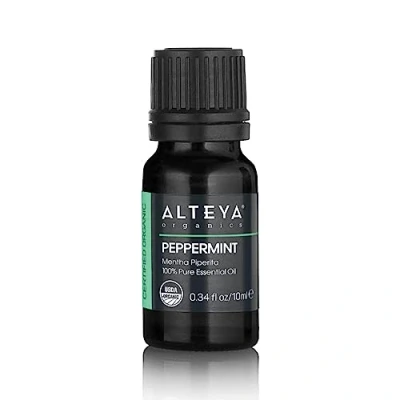 Image of Alteya Organic Peppermint Oil (Mentha Piperita) 10 ml 100% USDA Certified Pure Natural Essential