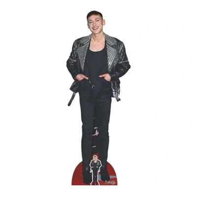 Image of Star Cutouts CS1134 Olly Alexander Height 175cm Lifesize Cardboard Cut Out With Mini