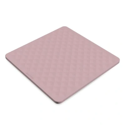 Image of Salter PP 9218PK Anti Slip Silicone Cover For Splash Bathroom Scale, Textured, 9218 GY3R Changeable Cover, Easy Clean, Dishwasher Safe, Dusky Pink