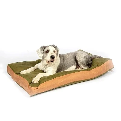 Image of Danish Design Hunter Tweed Green Deep Thermal Filling Hard Wearing Faux Suede Dog/Puppy Box Duvet Large