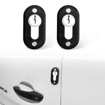 Image of JERICMOTO Dummy False Door Lock, 2PC Anti Theft Deterrent Security Locks Protection Kit for Vans, Lorries, Trucks, Caravans, Motorhomes