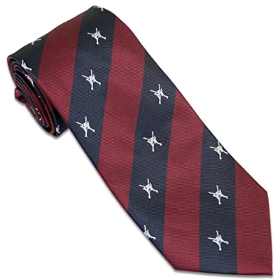 Image of Royal Air Force Regiment Crest Polyester Regimental Tie