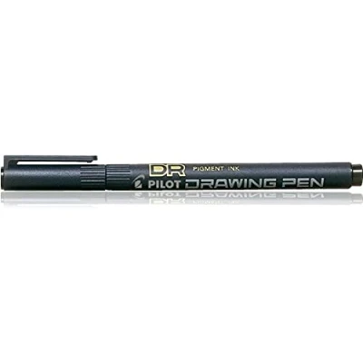 Image of Pilot DR Drawing Pen 02 0.35 mm Tip Black, Box of 12