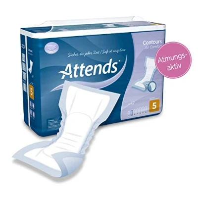 Image of Attends Contours Air Comfort 5, Pack of 42