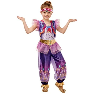 Image of Rubie&#039;s Official Shimmer and Shine Deluxe Childs Costume, Size Small Age 3 4 Years