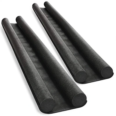 Image of com four® 2x draft stopper for the door bottom seal with double protection against drafts and noise 86 cm